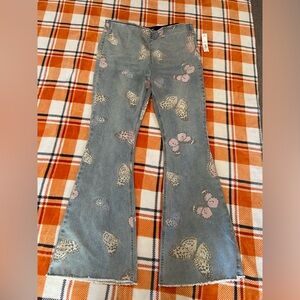 Butterfly Jeans. Size 15-17. Stretch waist